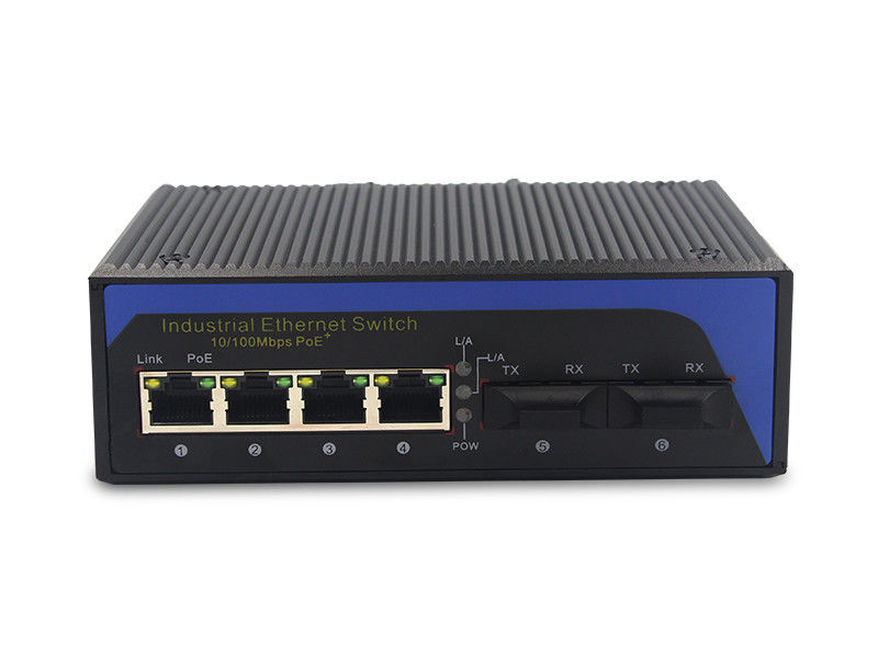 100M interruptor industrial portuário MSE1204P de 2 ethernet 100Base-X