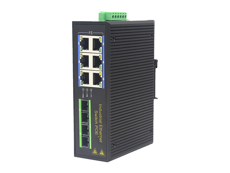 Interruptor portuário dos ethernet da fibra ótica do 10BaseT 100M de MSE1206P 6