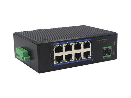 Interruptor portuário MSG1108F de 8 ethernet da fibra ótica de 3W IP40 100Base-TX