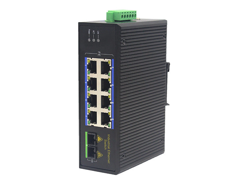 o 10BaseT 100M Fiber Optic Ethernet comuta o porto MSE1108 8