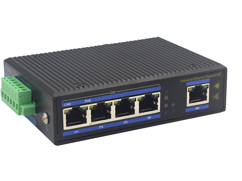 1 interruptor MSG1005 5 100Base-TX portuário de Gigabit Ethernet da ligação descendente do Uplink 4