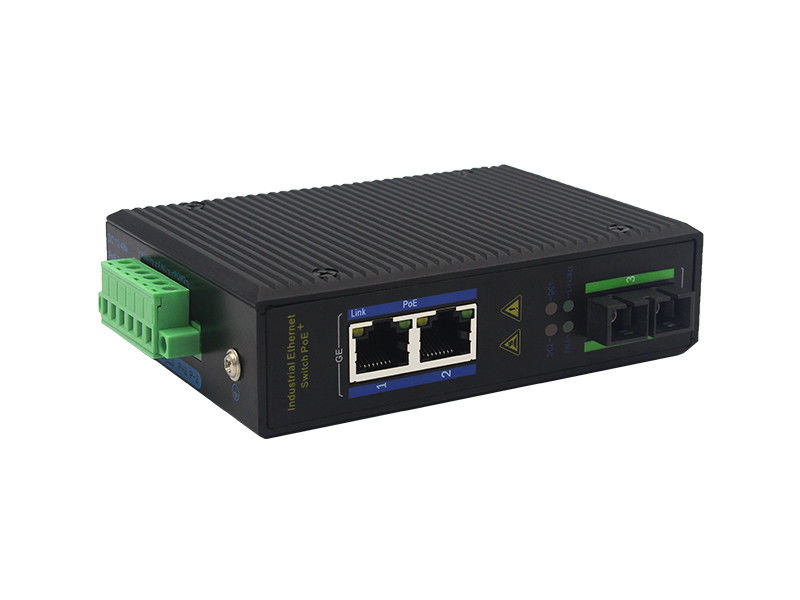 Poder de IP40 RJ45 100Base-T 4.0A sobre o interruptor MSG1102P dos ethernet