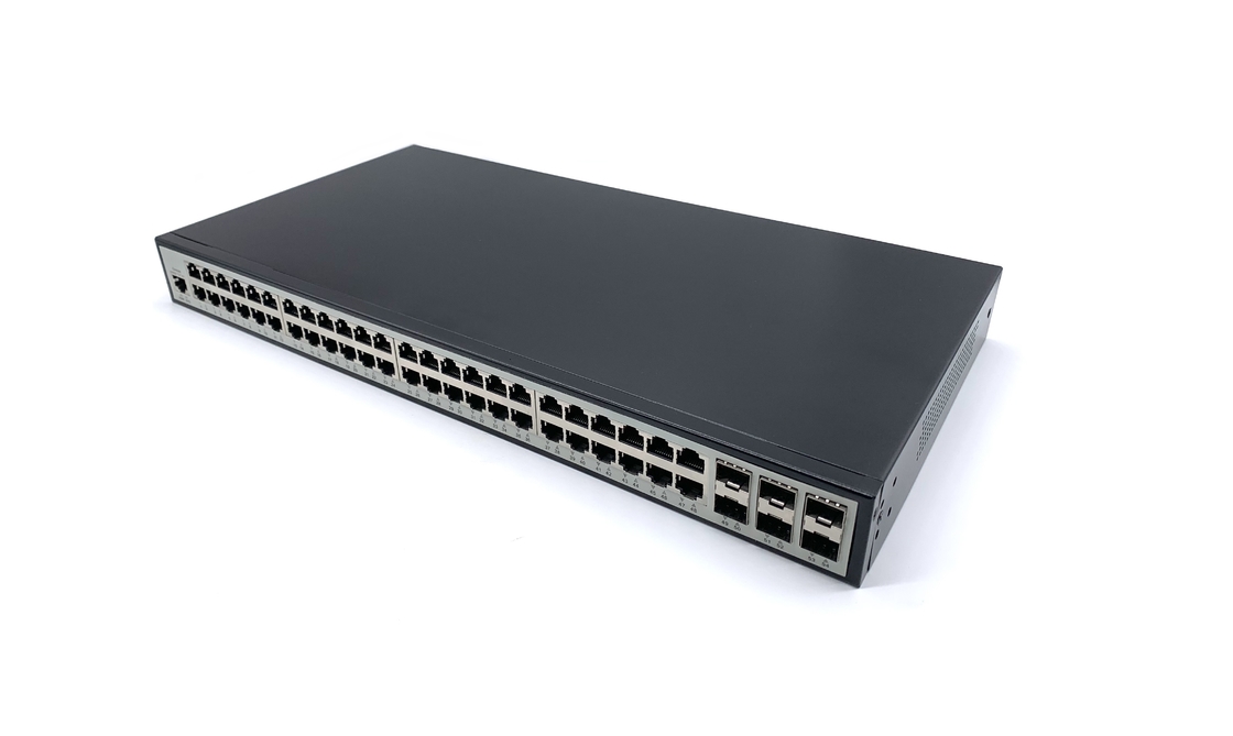 Switch Ethernet industrial de gerenciamento SFP+ L3 MSG9648 48 BaseTX 6 POE PSE